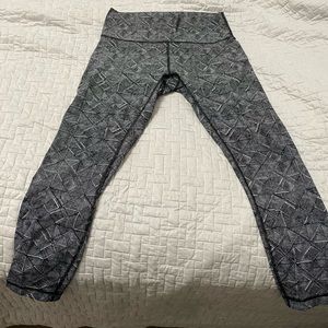 Lululemon align leggings black and white pattern